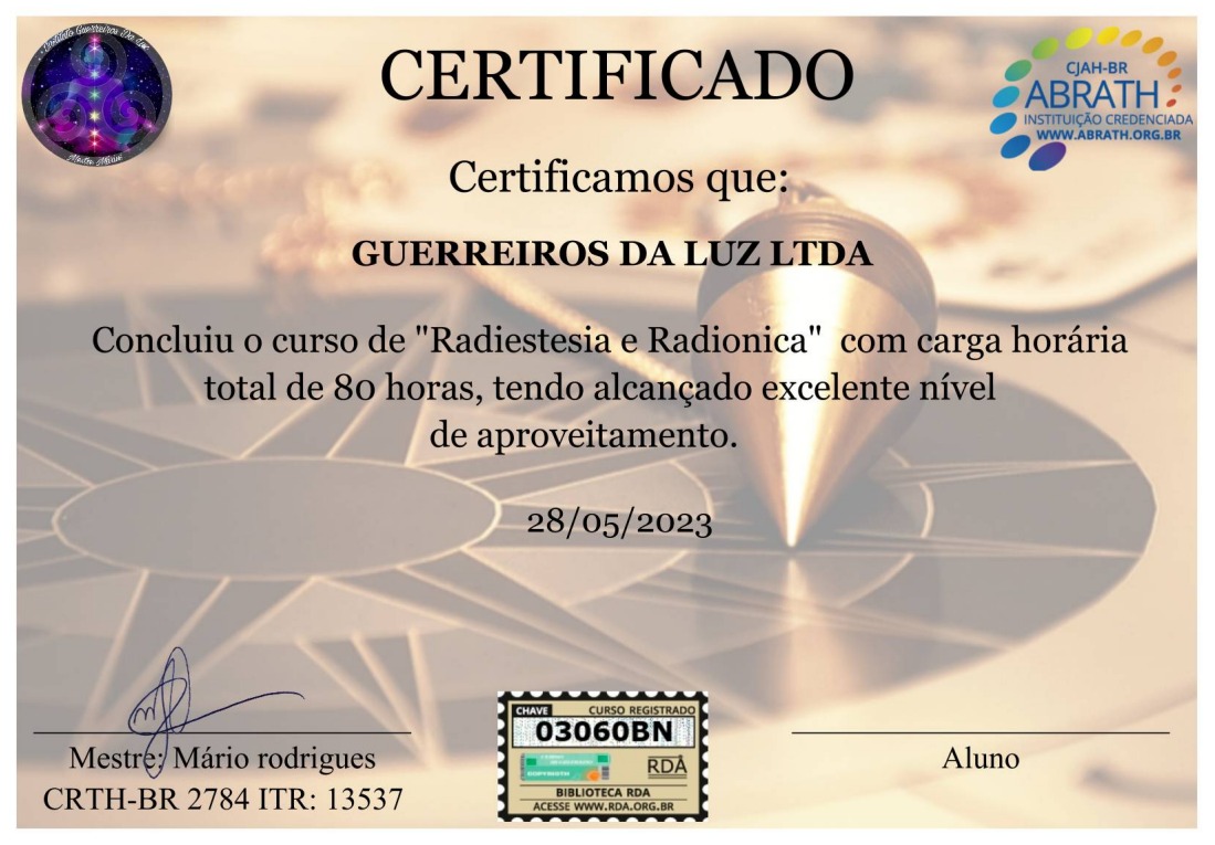 Certificado de 80 horas