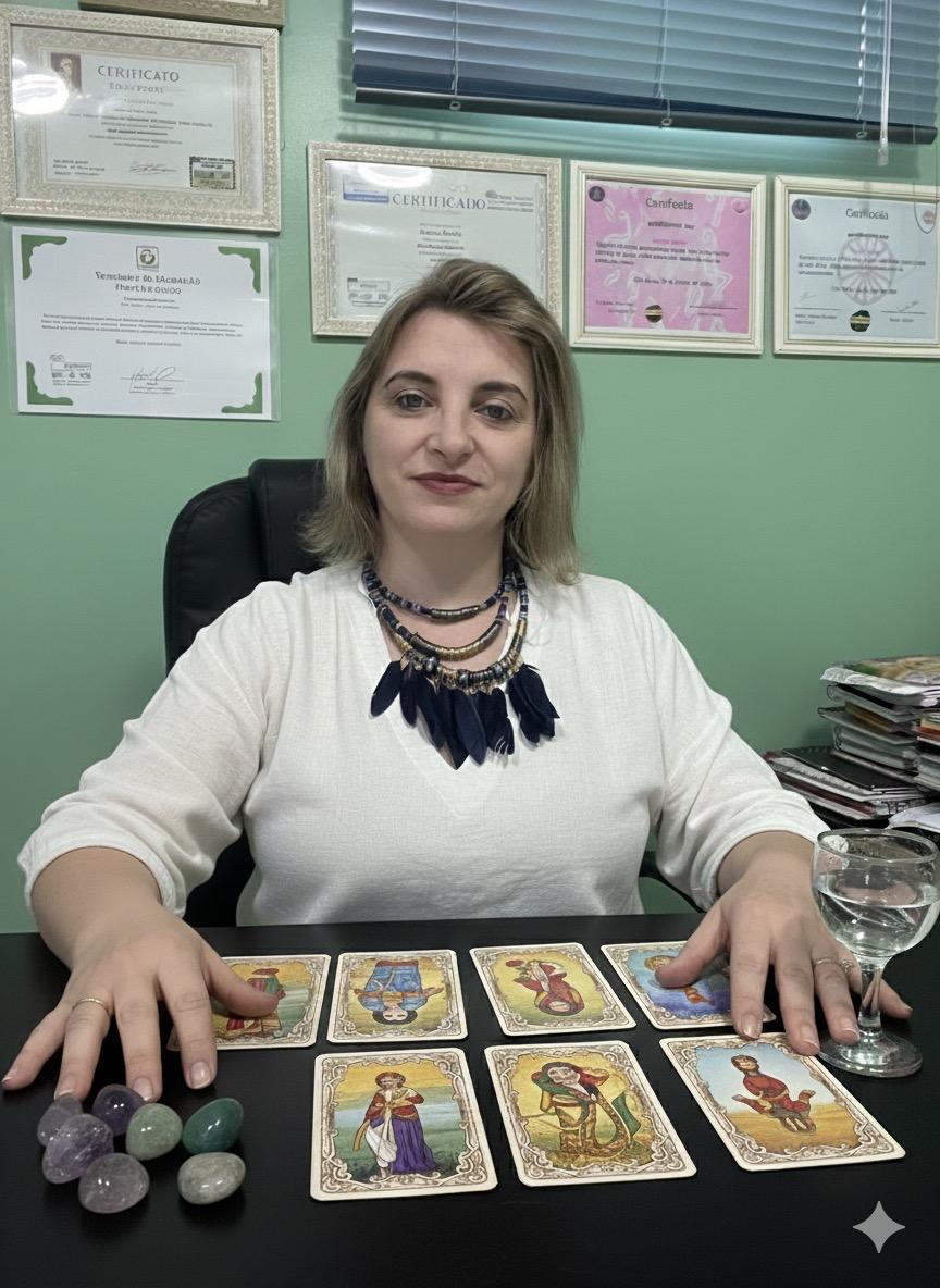 Retrato da professora Andréa Secchi